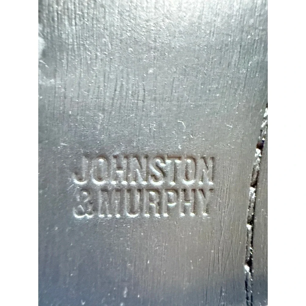Johnston & Murphy Boys BK Conard Saddle Leather Oxford Shoes 3.5M Tan Brown
